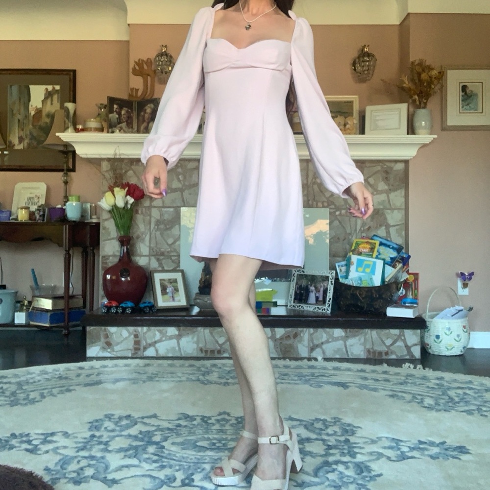 NWOT Wilfred Novella Dress in Cloudy Lilac